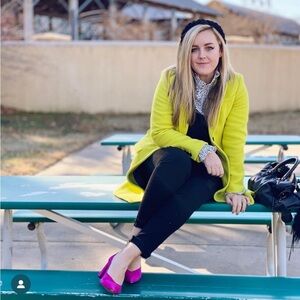 Banana Republic Lime Green Coat